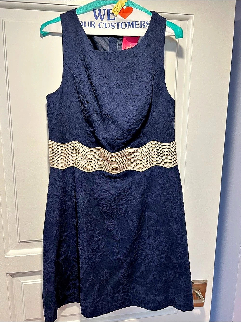 Lilly Pulitzer Mini Dress in Blue Size 6 Like New
